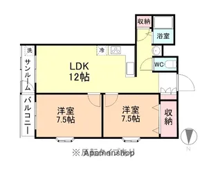 レラカムイ【4階】の間取り