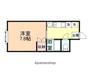 アストリアⅠ【104号室】の間取り