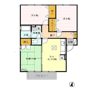 プリマベーラ【1階】の間取り