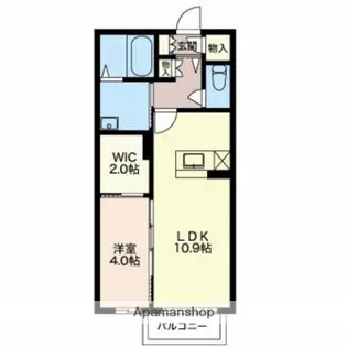 ソサイティー藤木【1階】の間取り