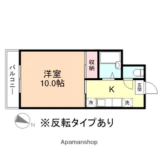 PLAZAけや木台【4階】の間取り