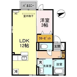 さくらハウス石金【1階】の間取り
