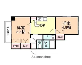 ヴィランオレフォス【2階】の間取り