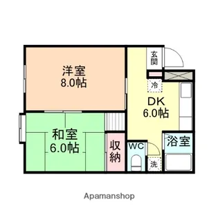 ユートピアトトロハイム【2階】の間取り