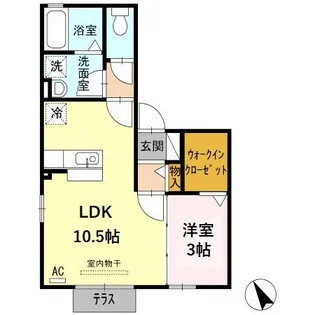 HOUSEたんぽぽ【1階】の間取り