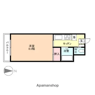 レジデンス速星【2階】の間取り