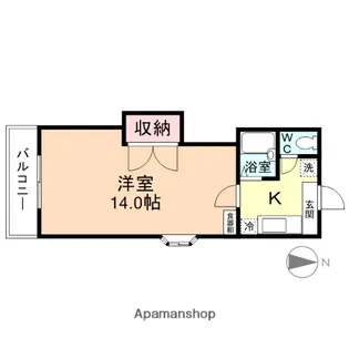 コーポレーション泉町【2階】の間取り