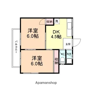 木村マンション【2階】の間取り