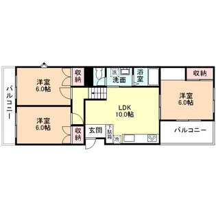 グランスイート藤木【206号室】の間取り