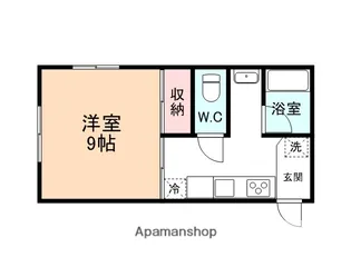 サンシャイン金泉寺【103号室】の間取り