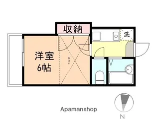 スクエアK【2階】の間取り