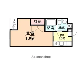 グランドONE【311号室】の間取り