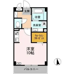 アバンウェル荒川【3階】の間取り