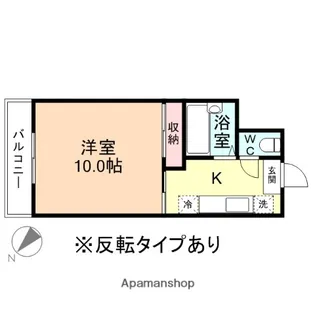PLAZA寺町Ⅱ番館【403号室】の間取り
