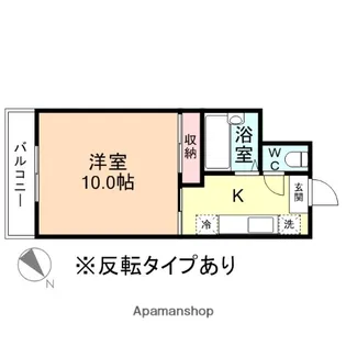 PLAZA寺町Ⅱ番館【3階】の間取り
