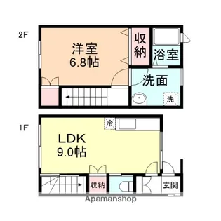 ガーデンヒル上冨居Ⅱ【1階】の間取り