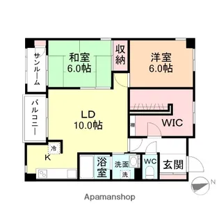 ベルグランデ【7階】の間取り