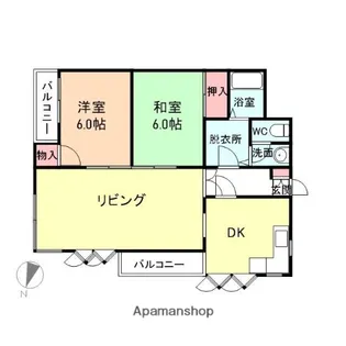 TOWN VIEWみなみ【2階】の間取り