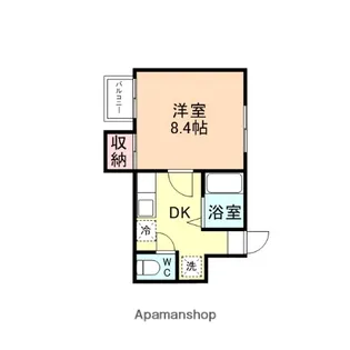 トレイン【103号室】の間取り