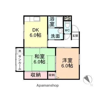 メゾン・ド・シャルムⅡ【2階】の間取り