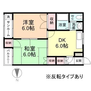 シャトーメディカマン【4階】の間取り