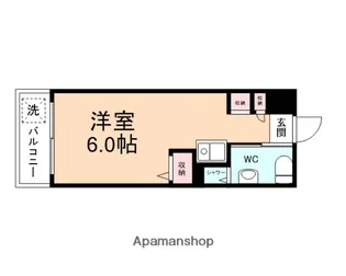 HUハイツ(朋友ハイツ)【202号室】の間取り