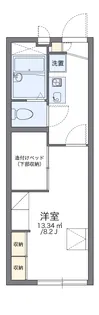 レオパレスセピアコート【105号室】の間取り