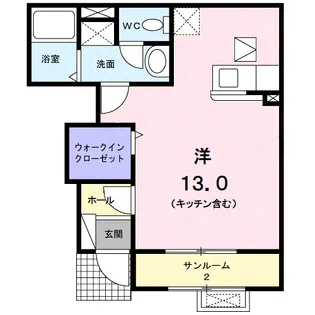 シャルマン Ⅱ【1階】の間取り