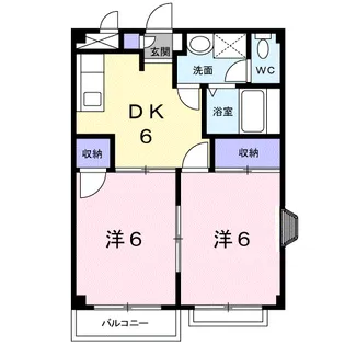 ハートフルスクエア【1階】の間取り