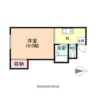 メゾンアクティ【102号室】の間取り