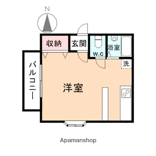 ラフィーネ平安【2階】の間取り