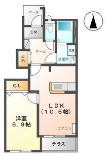 メゾン・ド・アイ【1階】の間取り
