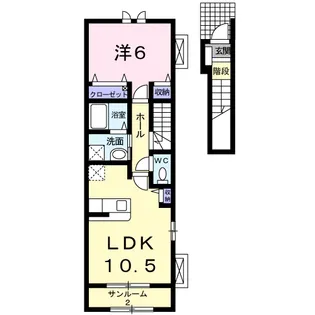 デスパシオ【2階】の間取り