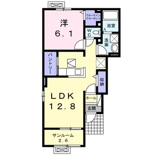 PASTORALE Ⅱ【1階】の間取り