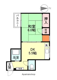 ハイコーポサカノ新庄【3階】の間取り