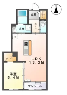 シャルムⅢ【1階】の間取り
