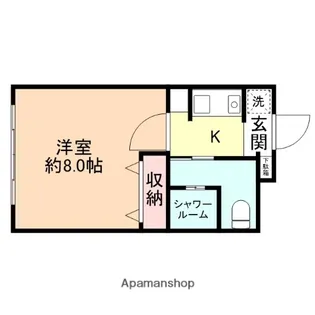 つかさハイツ五福2号館【3階】の間取り