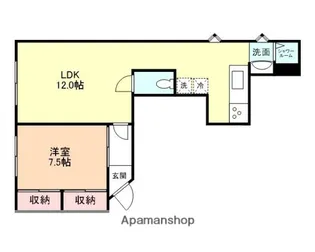 ERBETTA【2-C号室】の間取り