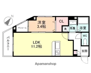 ドリーム23【2階】の間取り