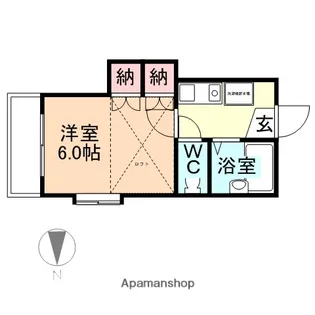 メイプルハウス【1階】の間取り