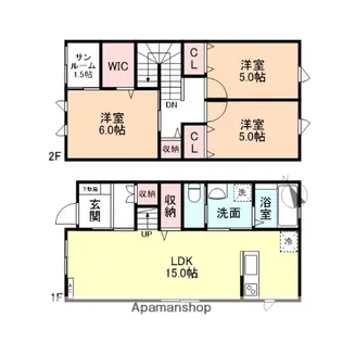 リーノ【1階】の間取り