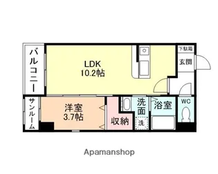 AMAYER TROIS【3階】の間取り