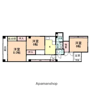 EST【101号室】の間取り