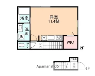 クレア【2階】の間取り