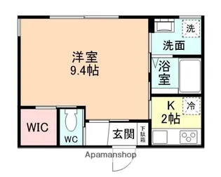 セシボン18【1階】の間取り