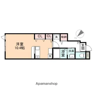 プレッシャス今泉【1階】の間取り