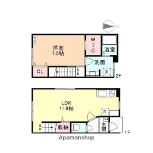 MAHALO五艘【1階】の間取り