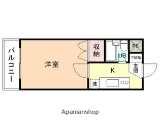 パープルハイム【2階】の間取り