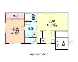 富山県富山市豊城町【一戸建】の間取り