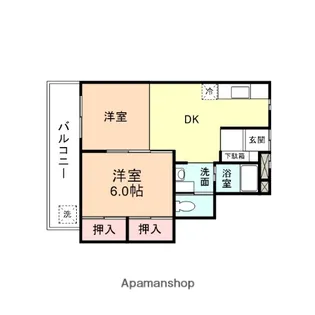レジデンスミキオ【3階】の間取り